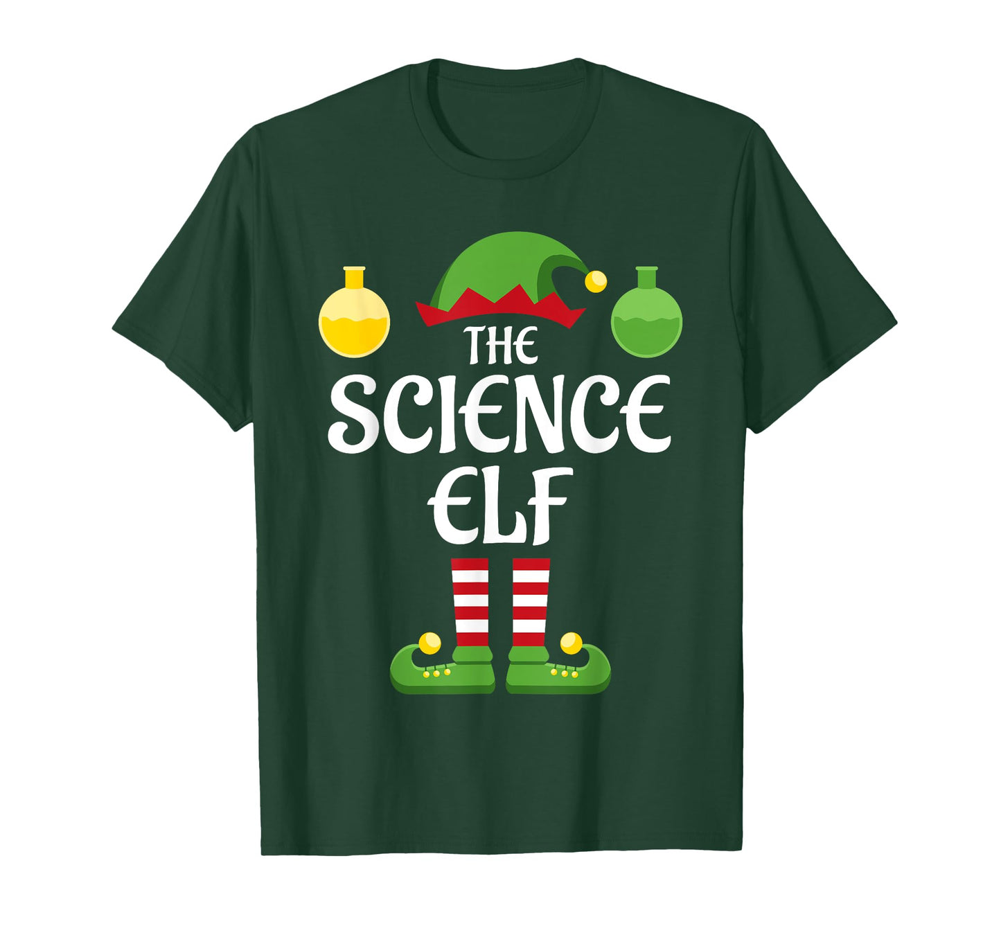 Science Elf Family Matching Group Christmas T-Shirt