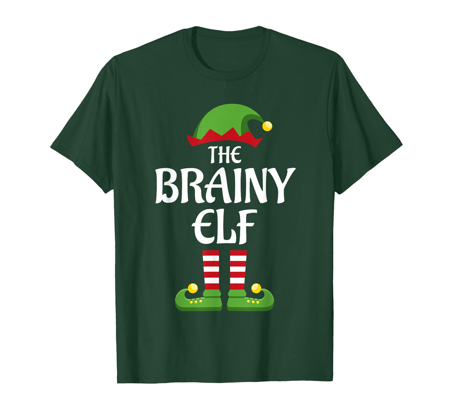 Brainy Elf Family Matching Group Christmas Smart T-Shirt