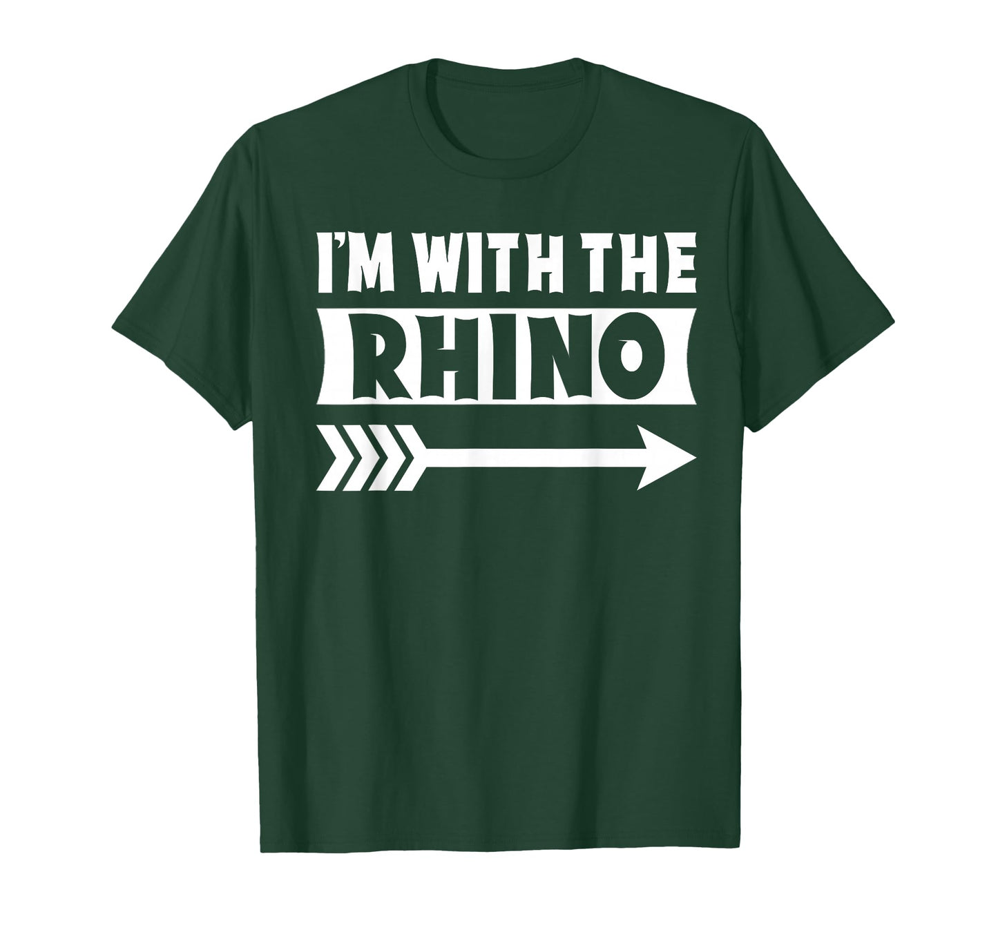 I'm With The Rhino Halloween Costume Rhino Halloween T-Shirt