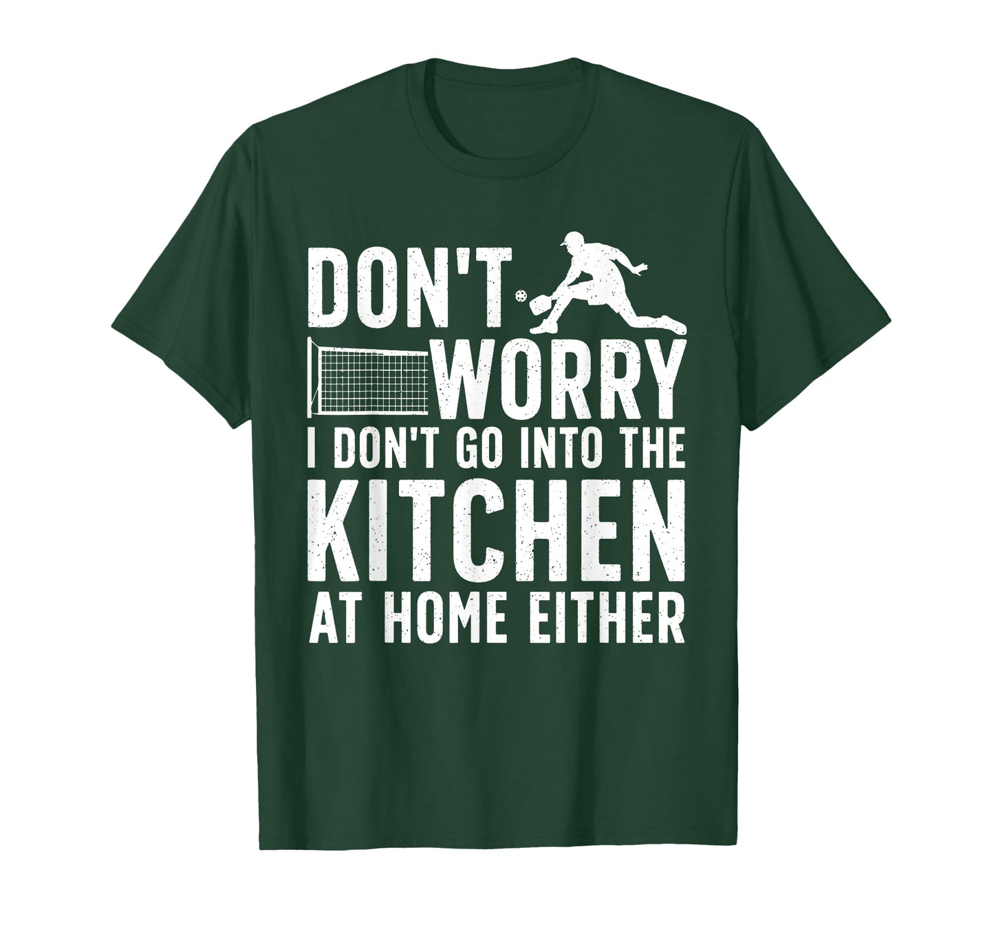Cool Pickleball Art For Men Women Kitchen Pickle Ball Player T-Shirt