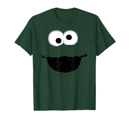 Sesame Street Cookie Monster Crayon Sketch Halloween Costume T-Shirt