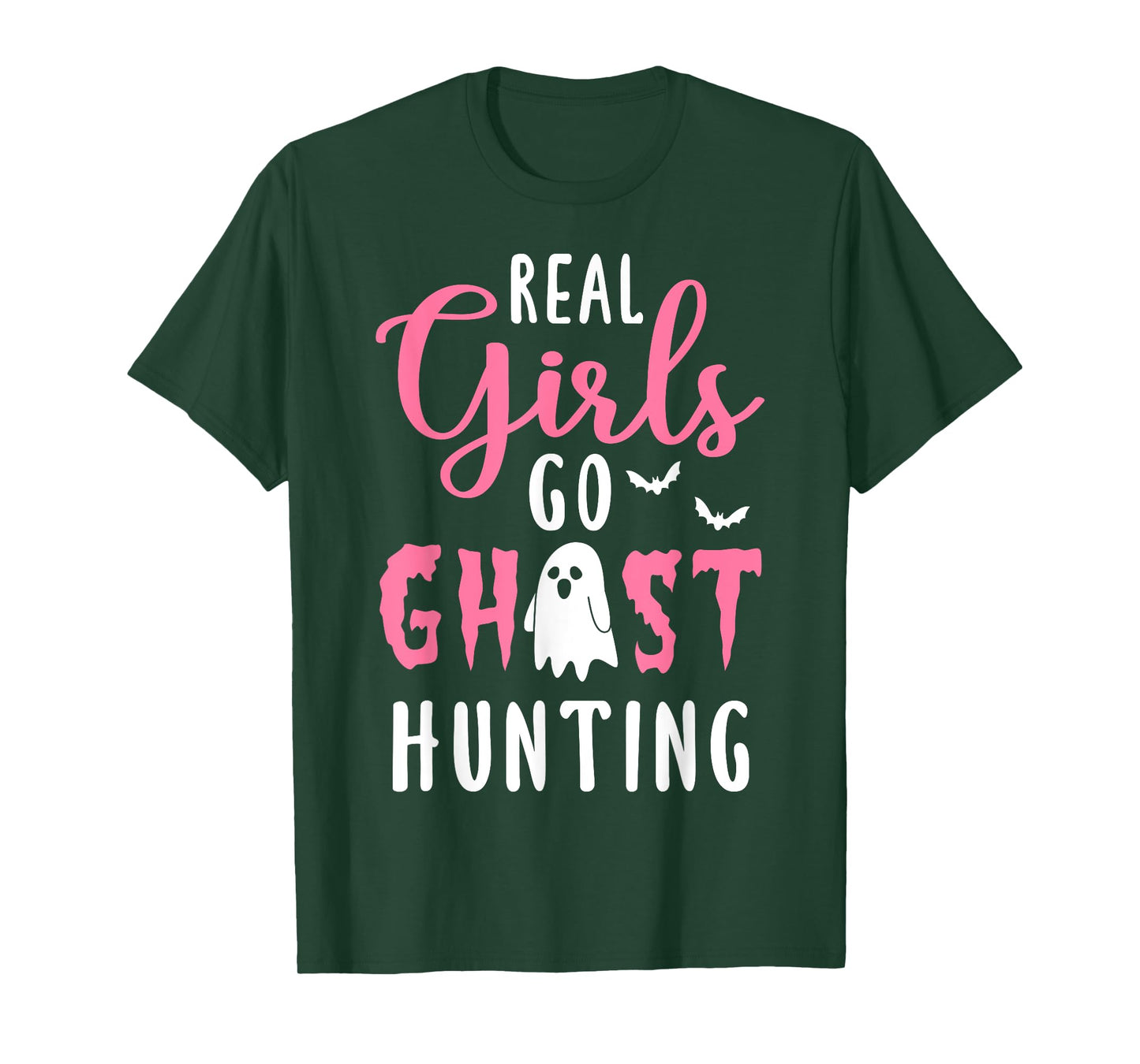 Paranormal Investigator Halloween Real Girls Hunt Ghosts T-Shirt