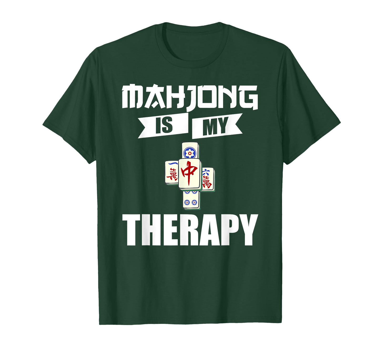 Mahjong Game Table Tiles Cards Chinese Player T-Shirt
