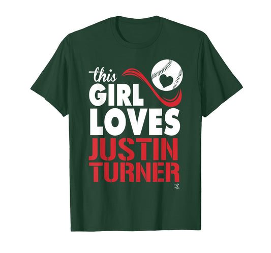 Justin Turner This Girl Loves T-Shirt - Apparel T-Shirt