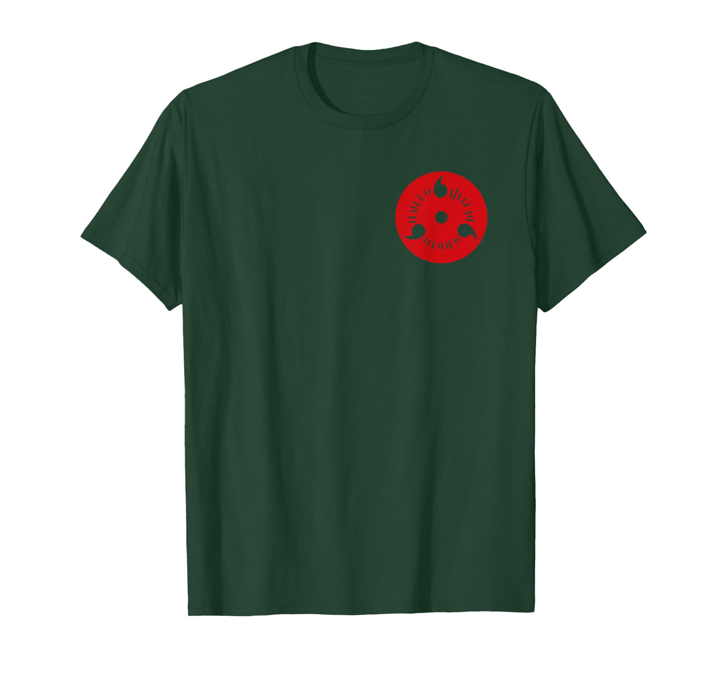 Naruto Shippuden Front and Back Sasuke Sharingan Anime T-Shirt