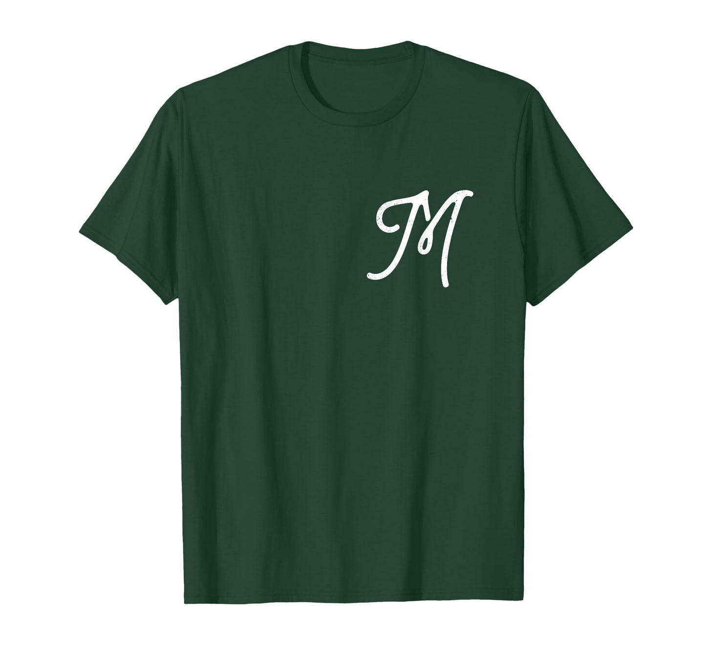 Vintage-style Letter M | Initial | Monogram | Script font T-Shirt