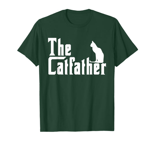 The Catfather Funny Cat Dad Father Lover T-Shirt