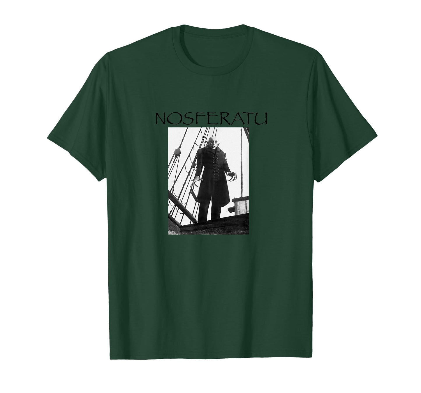 Officially Branded Unisex-Kids Black Cotton Modern Classic Fit T-Shirt - NOSFERATU