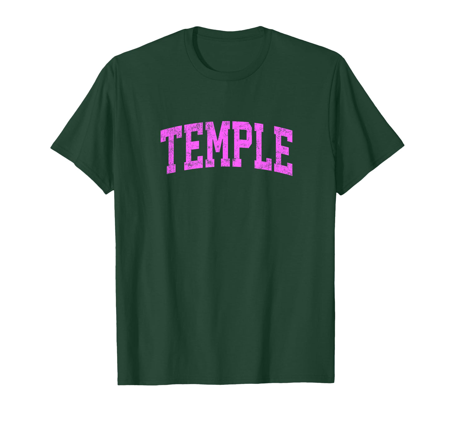 Temple Texas TX Vintage Athletic Sports Pink Design T-Shirt