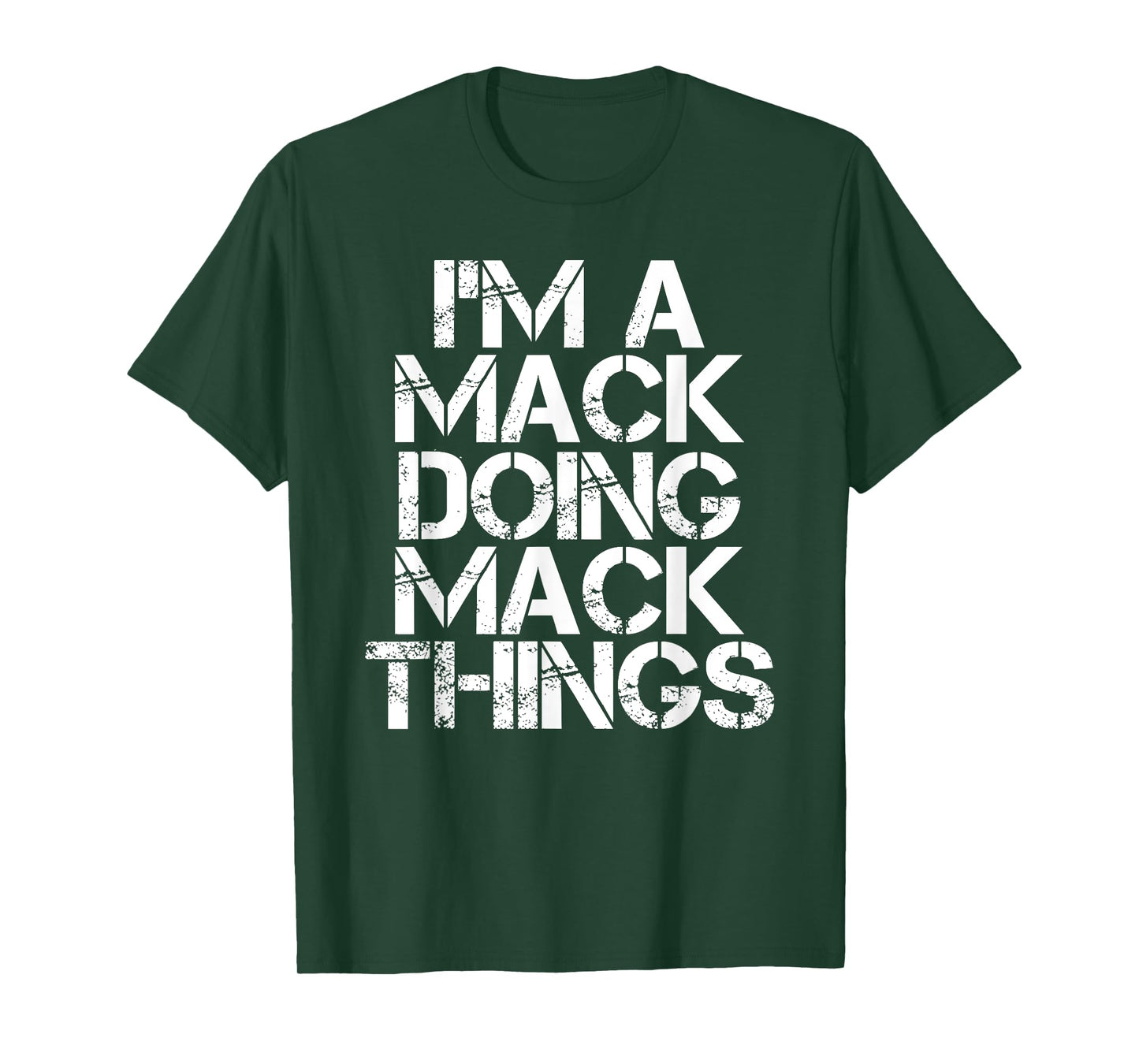 MACK Funny Surname Family Tree Birthday Reunion Gift Idea T-Shirt