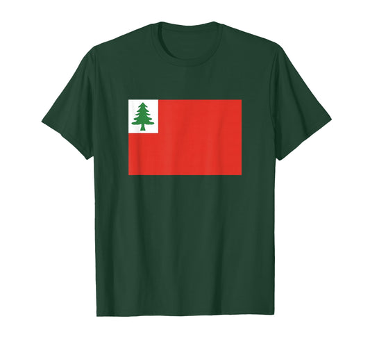 Flag Of New England Gifts New England Flag Revolutionary War American History T-Shirt
