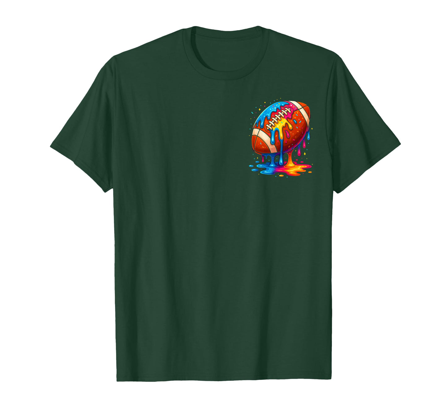 Football Drip Boys Football Youth Ice Cream Respect Drip T-Shirt