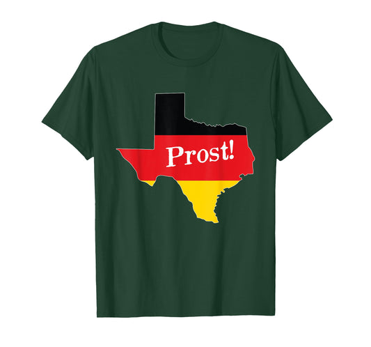 Texas TX Squad Drinking Prost Beer German Flag Oktoberfest T-Shirt