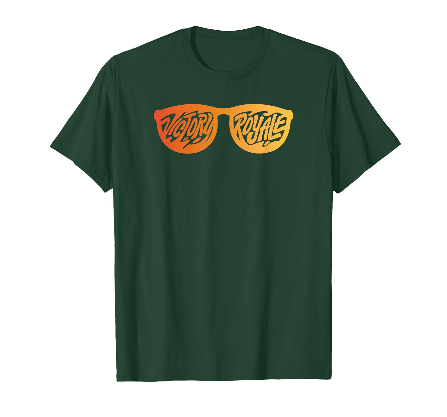 Fortnite Victory Royale Gradient Shades Center Logo T-Shirt