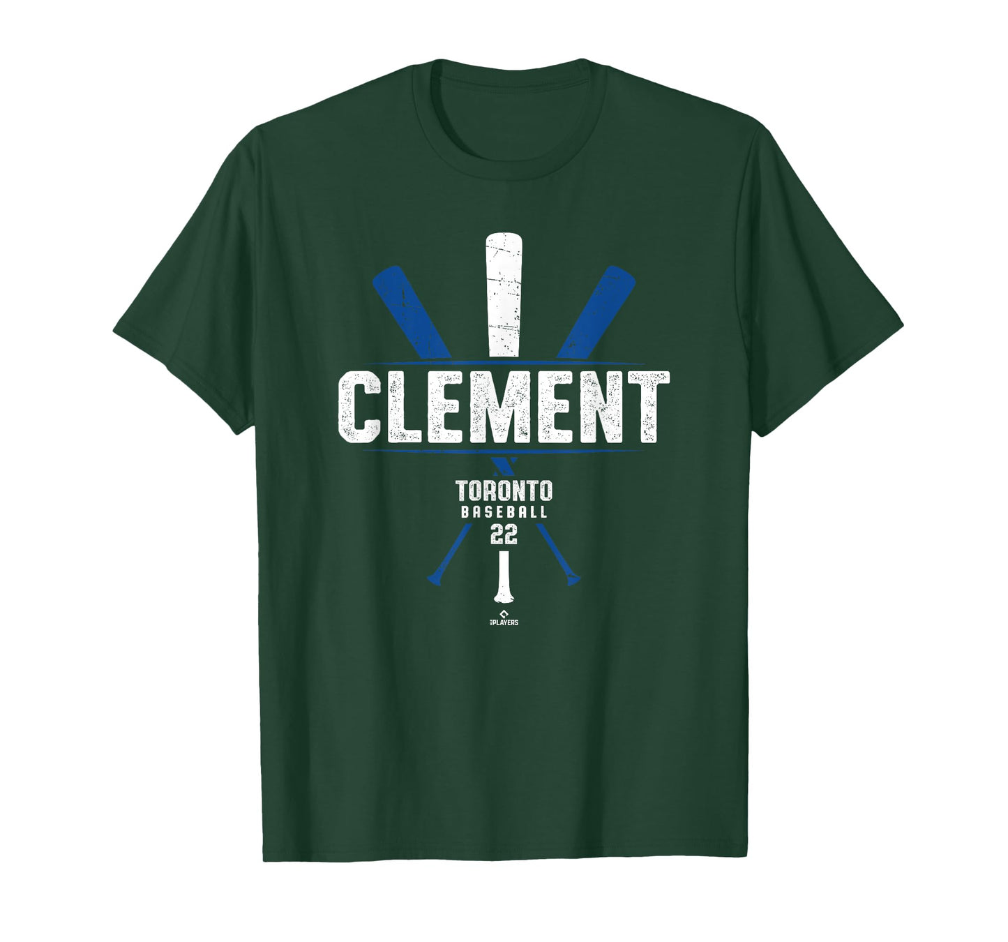 Vintage Baseball Bat Gameday Ernie Clement Toronto Baseball T-Shirt