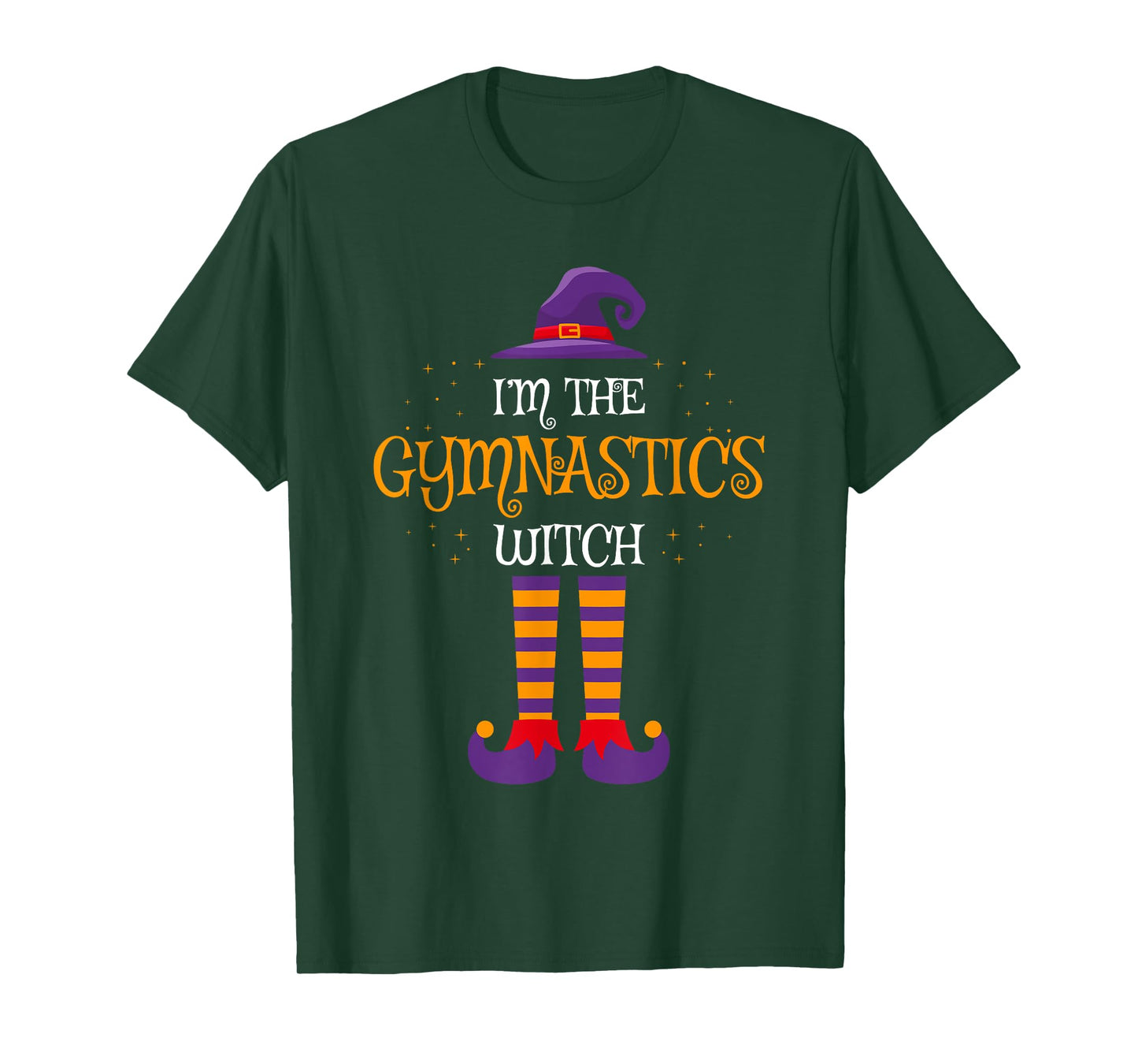I’m The Gymnastics Witch Halloween Family Matching Costume T-Shirt