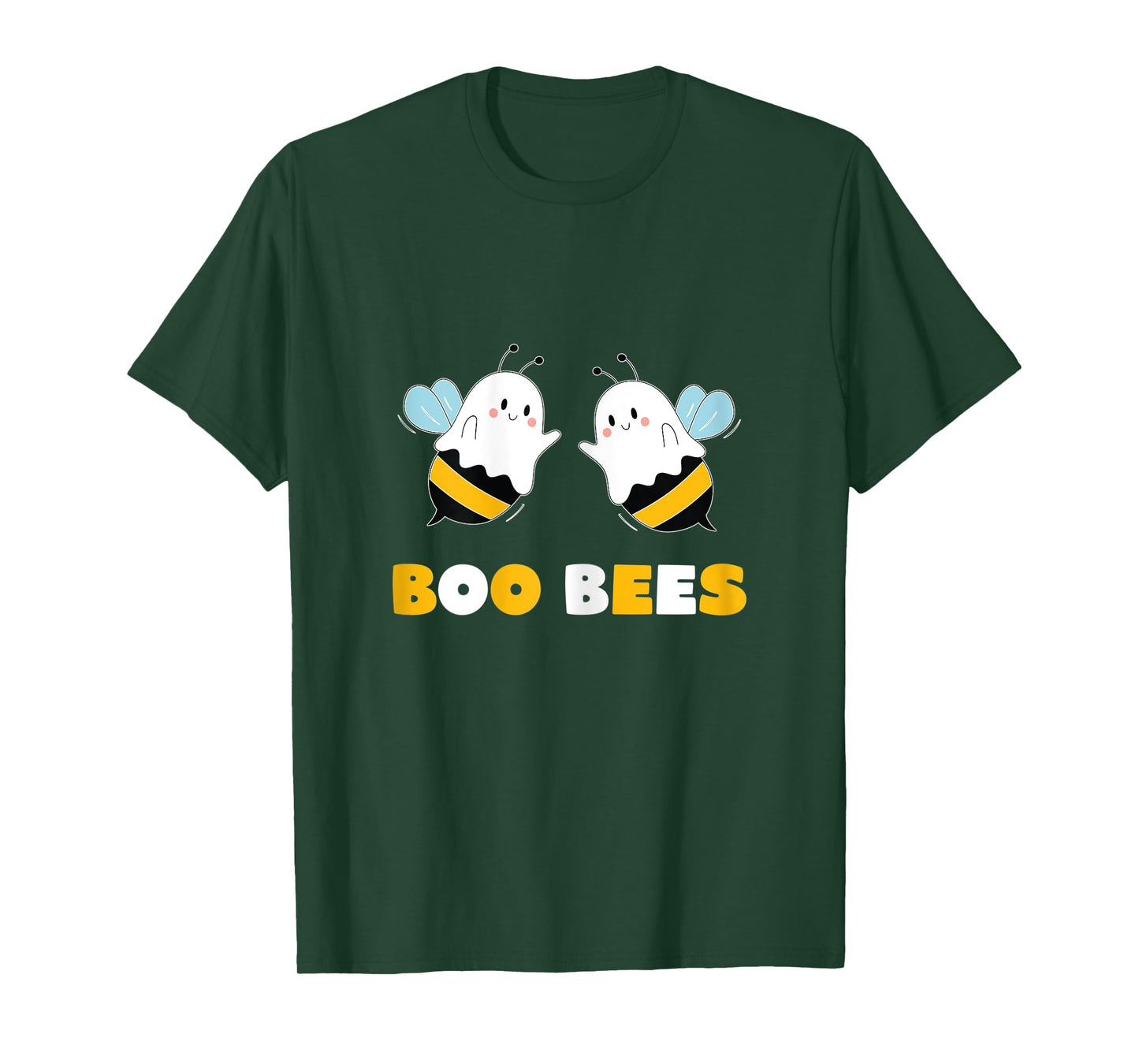 Womens Boo Bees Funny Girls Halloween Ghost Bee Meme T-Shirt