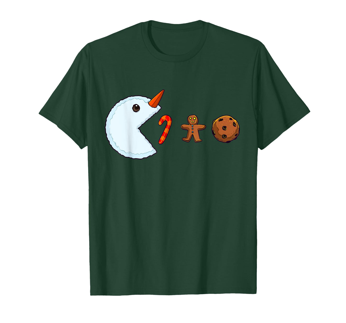 Christmas Gamer Video Game Snowman Candy Cane Boys Kids T-Shirt