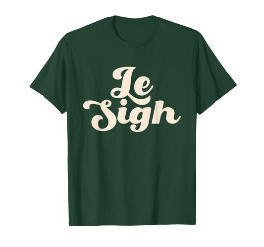 Le Sigh Minimalist Casual T-Shirt