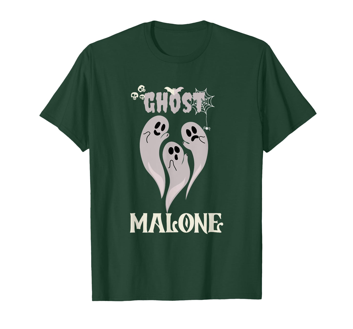 Funny Halloween Spooky Season Fall Season Cute Ghost Malone T-Shirt
