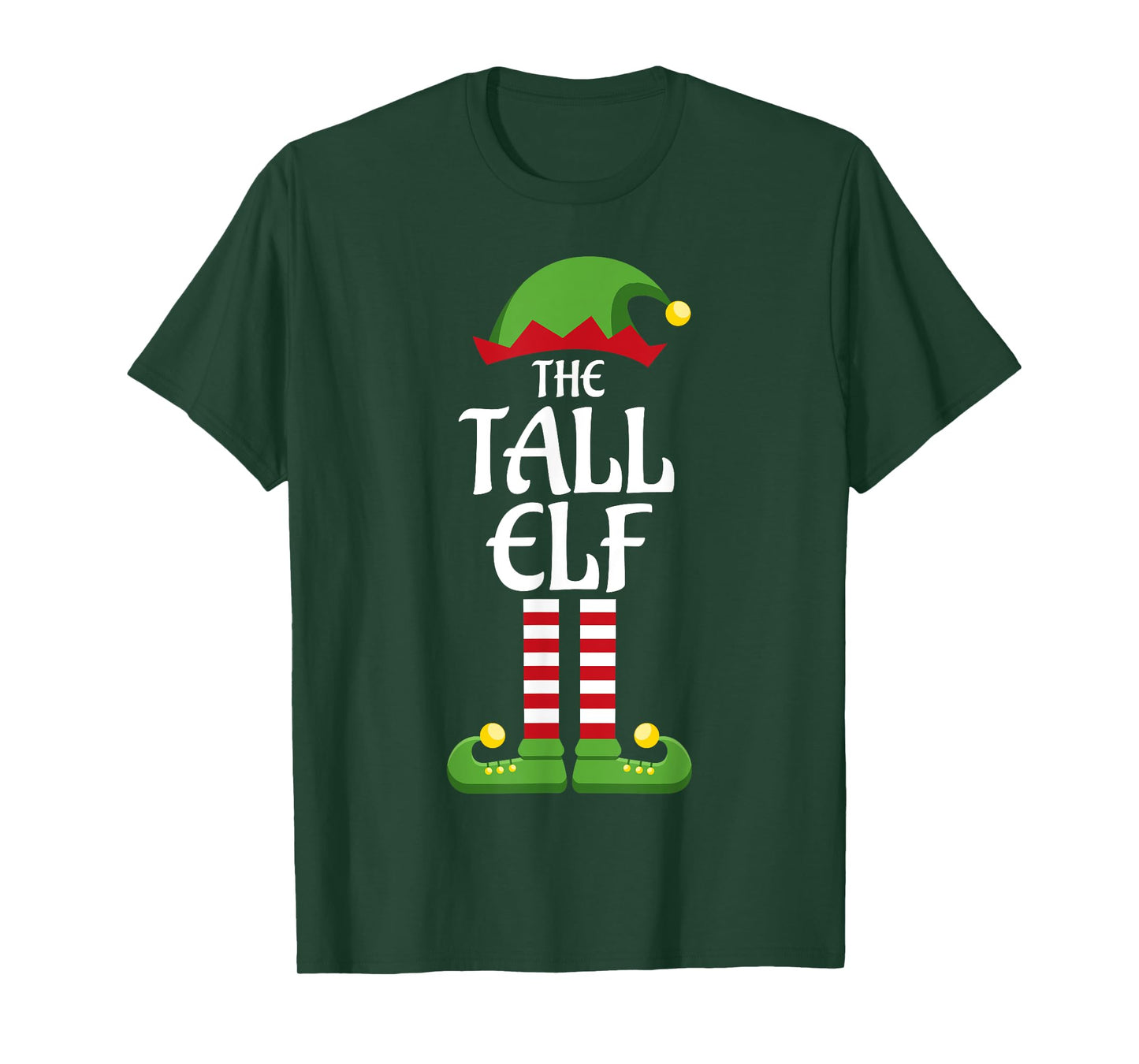 Tall Elf Family Matching Group Christmas T-Shirt