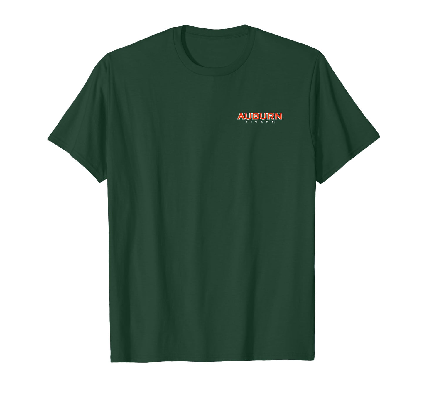 Auburn Tigers Front/Back Mascot Black Officially Licensed T-Shirt
