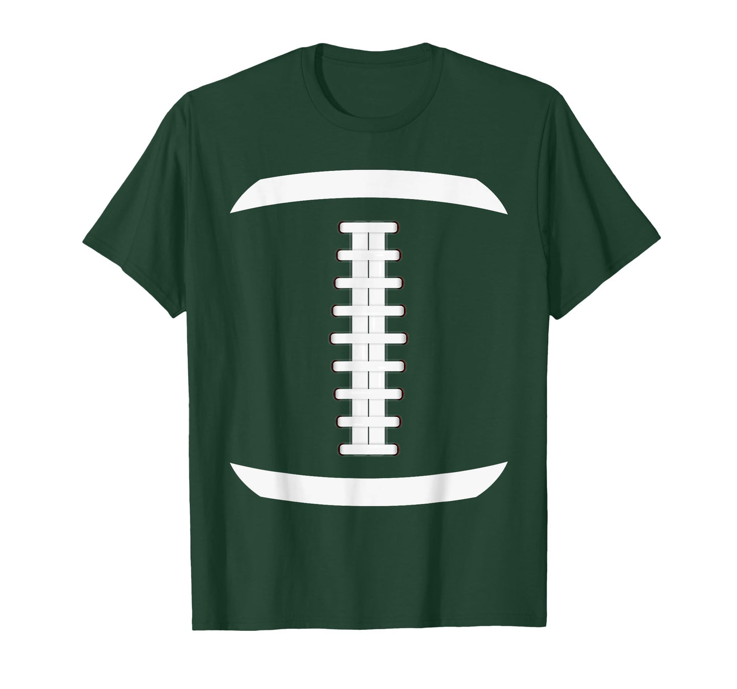 American Football Ball Costume Lace Up Thanksgiving Football T-Shirt