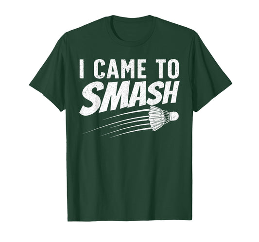 Funny Badminton Design For Men Women Kids Badminton Players T-Shirt