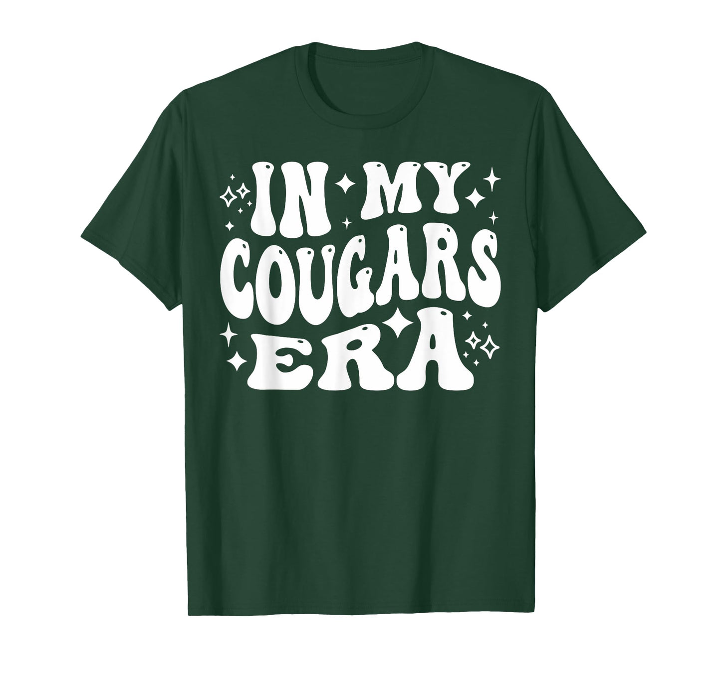In My Cougars Era Sports Team Fan School Spirit Pride T-Shirt