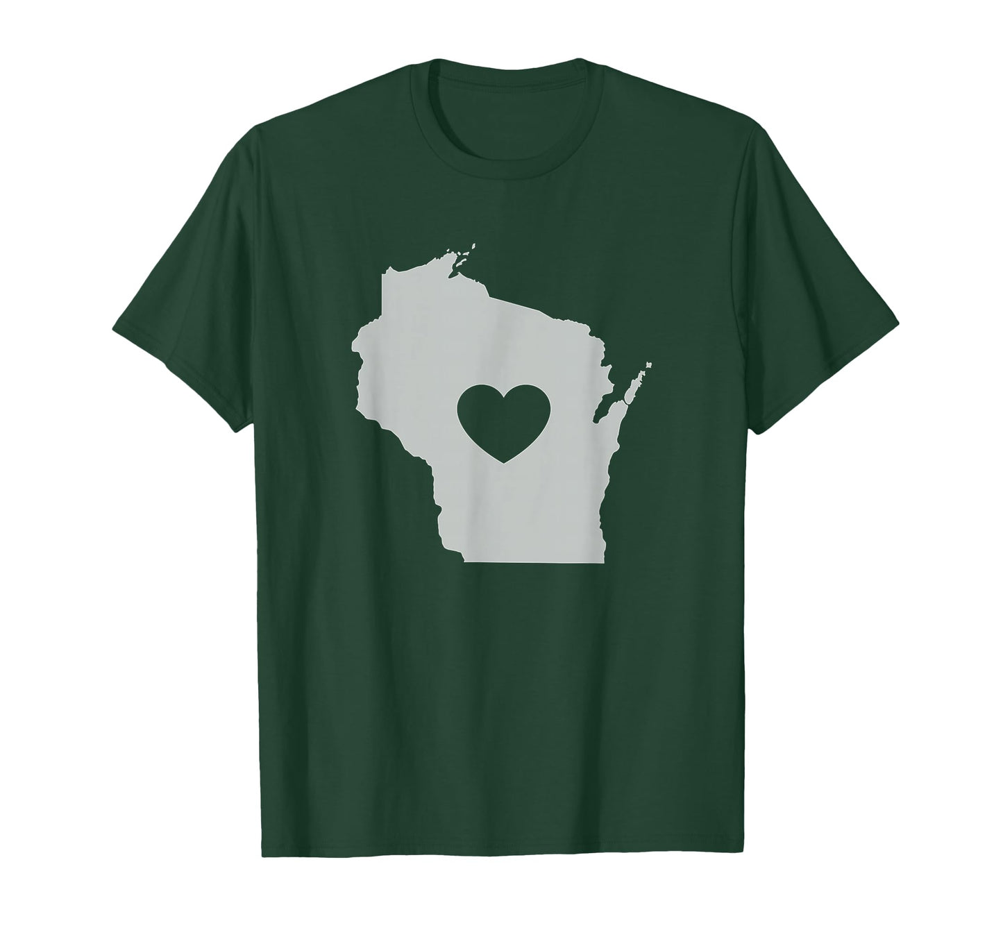 The Official Wisconsin Love Heart T-Shirt T-Shirt