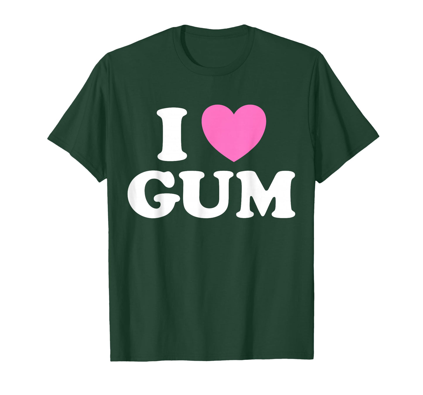 Love Gum Funny Cute Pink Bubble Chewing Love Candy Chew Fan T-Shirt
