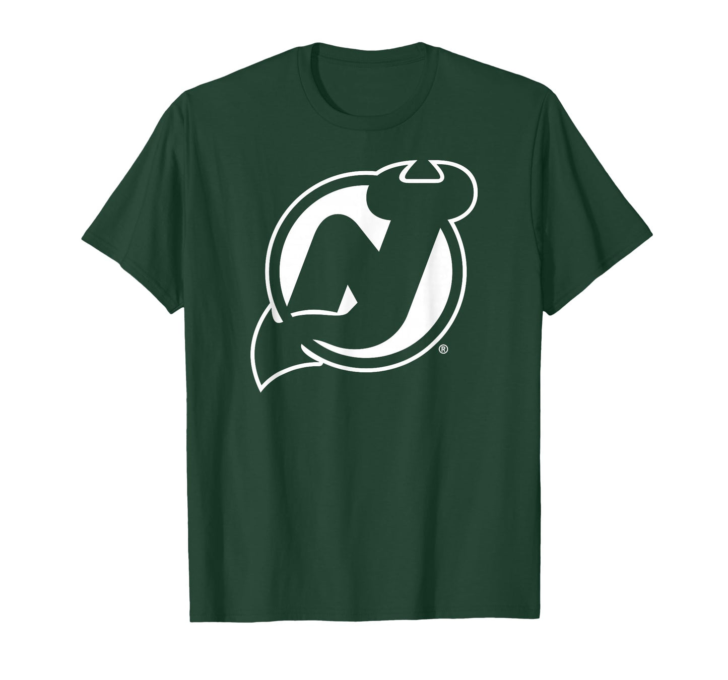 New Jersey Devils Two Tone Black NHL Officially Licensed T-Shirt