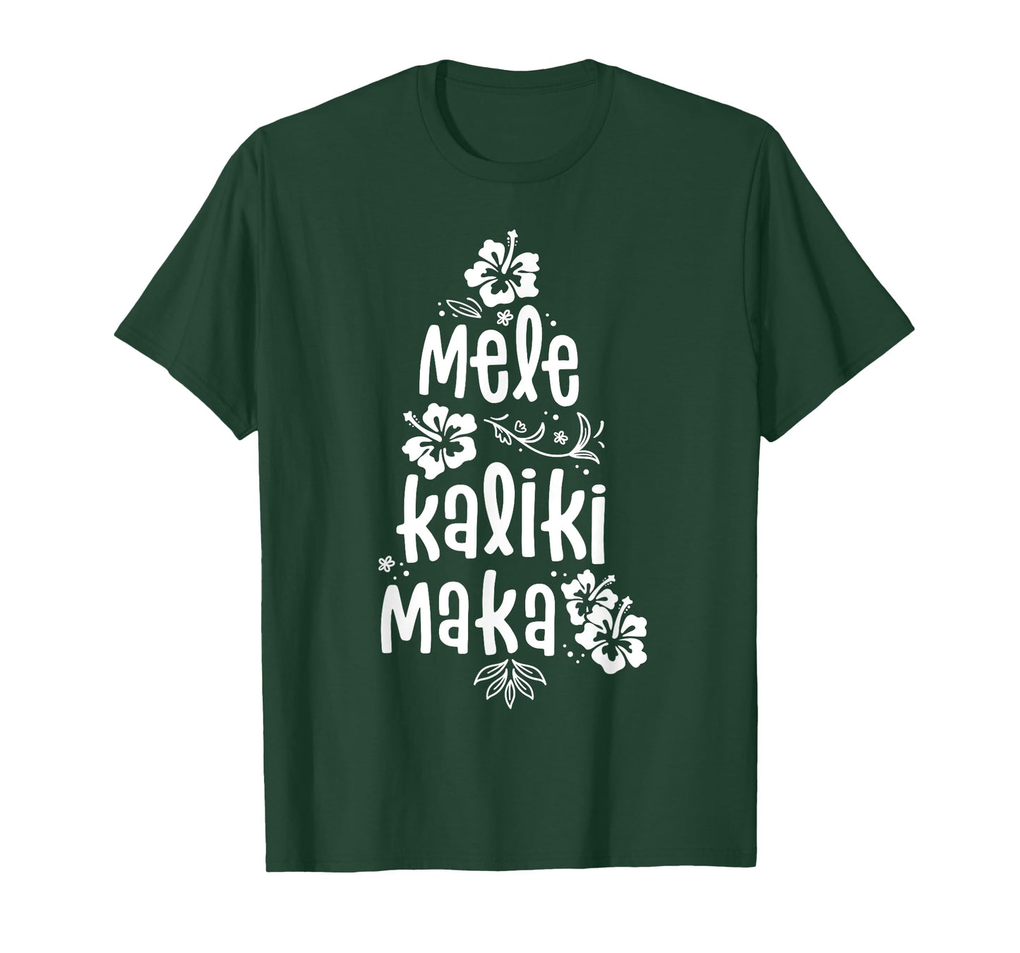 Mele Kalikimaka Christmas Hawaiian Xmas Vacation T-Shirt