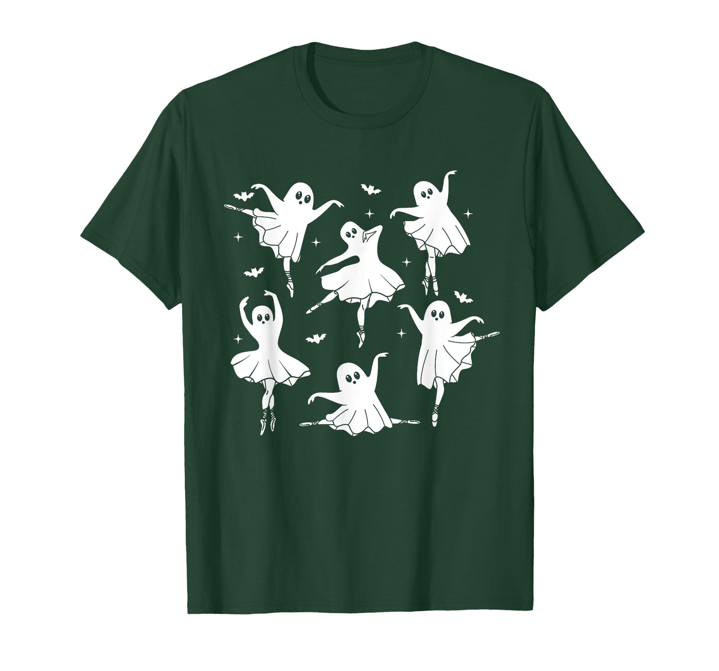 Funny Halloween Ghost Shirt For Dance Teacher Ballet Dancer T-Shirt