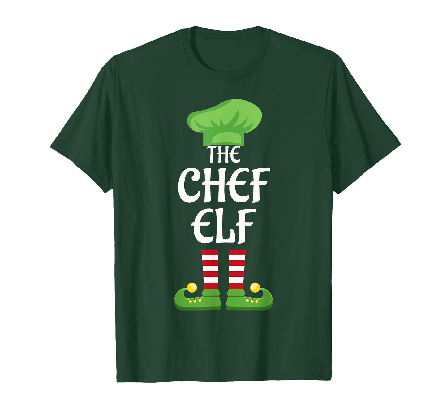 Chef Elf Family Matching Group Christmas T-Shirt
