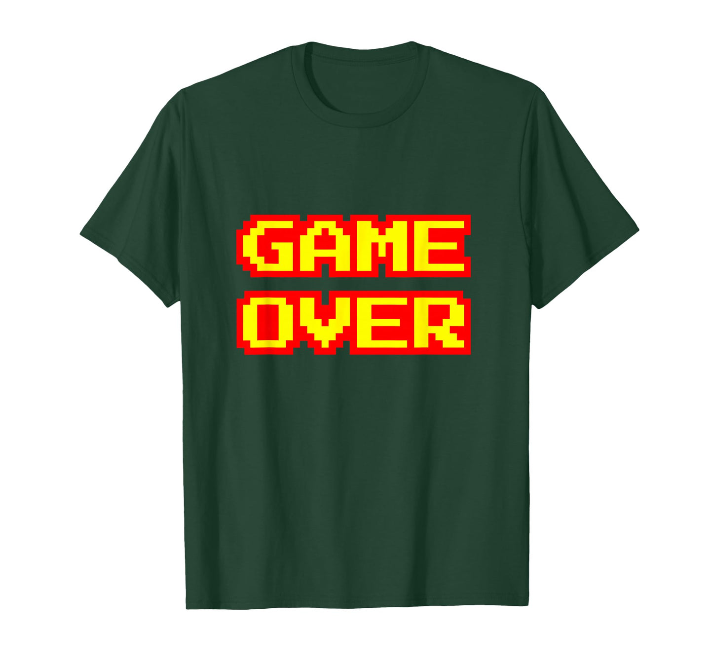 Game Over Vintage Retro Arcade Video Games Gaming Gift T-Shirt