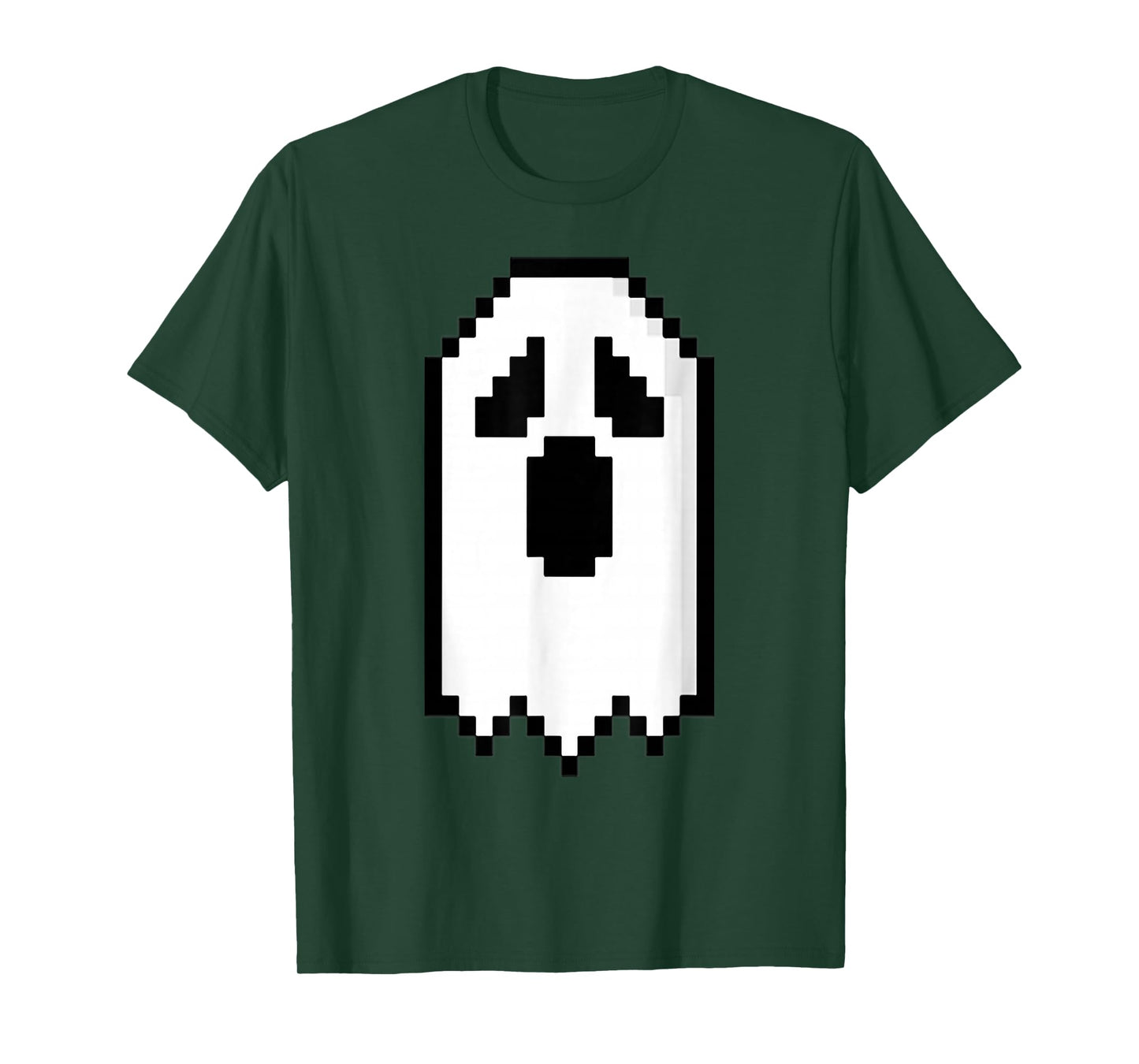 Retro Arcade Game Ghost Eyes Halloween Group Costume T-Shirt