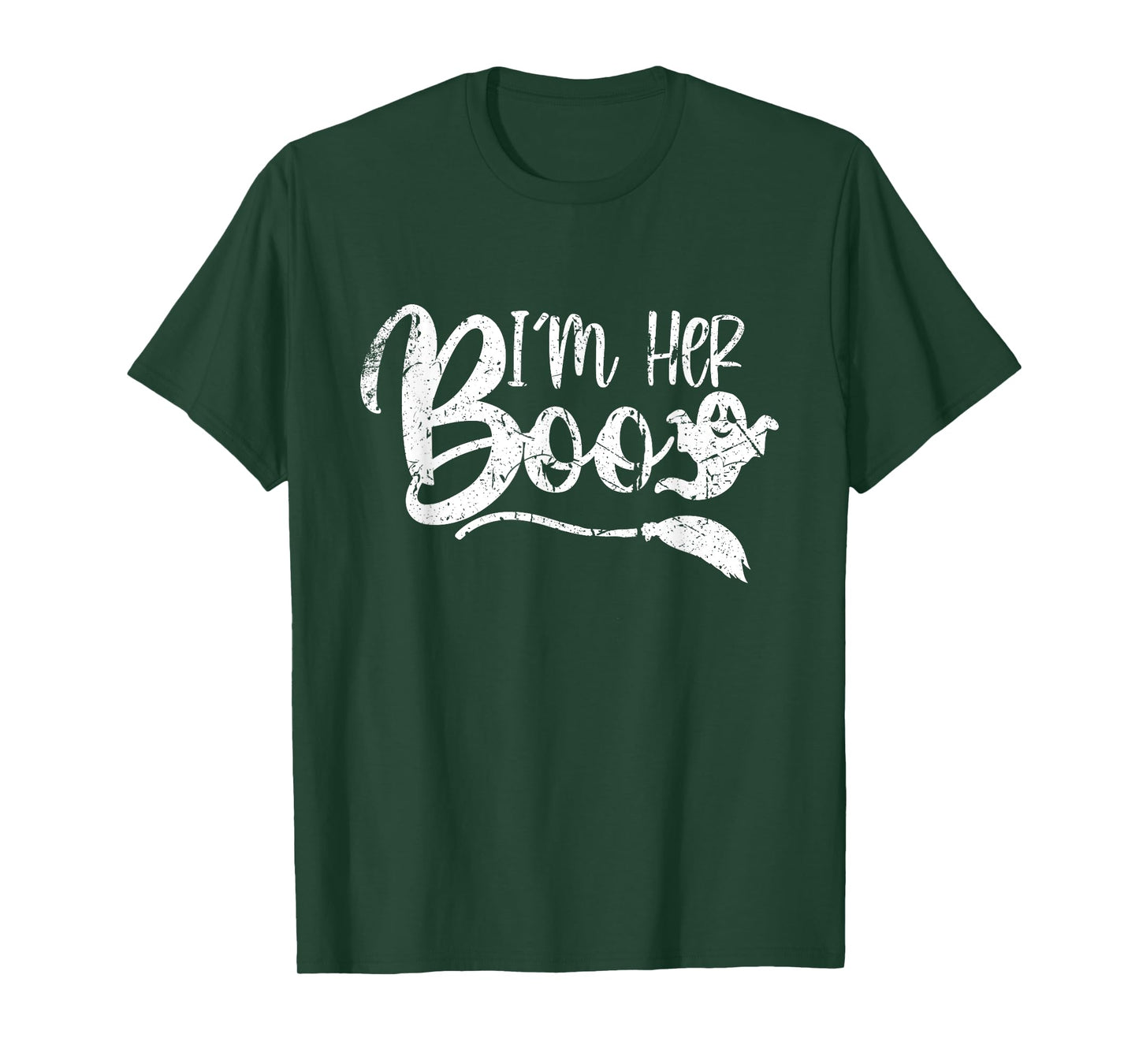 Vintage I'm Her Boo Funny Matching Couples Halloween T-Shirt