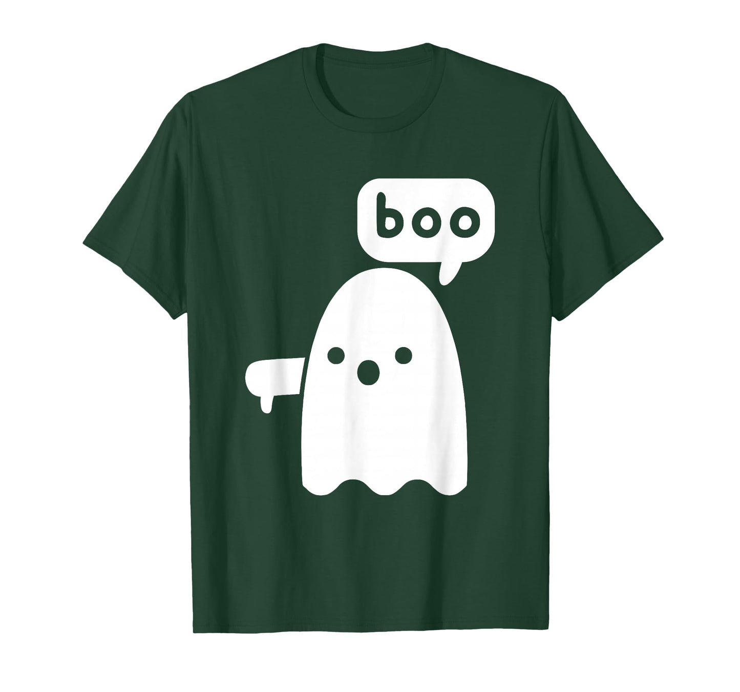 Thumbs Down Ghost Screaming Boo Disapproval Ghost halloween T-Shirt