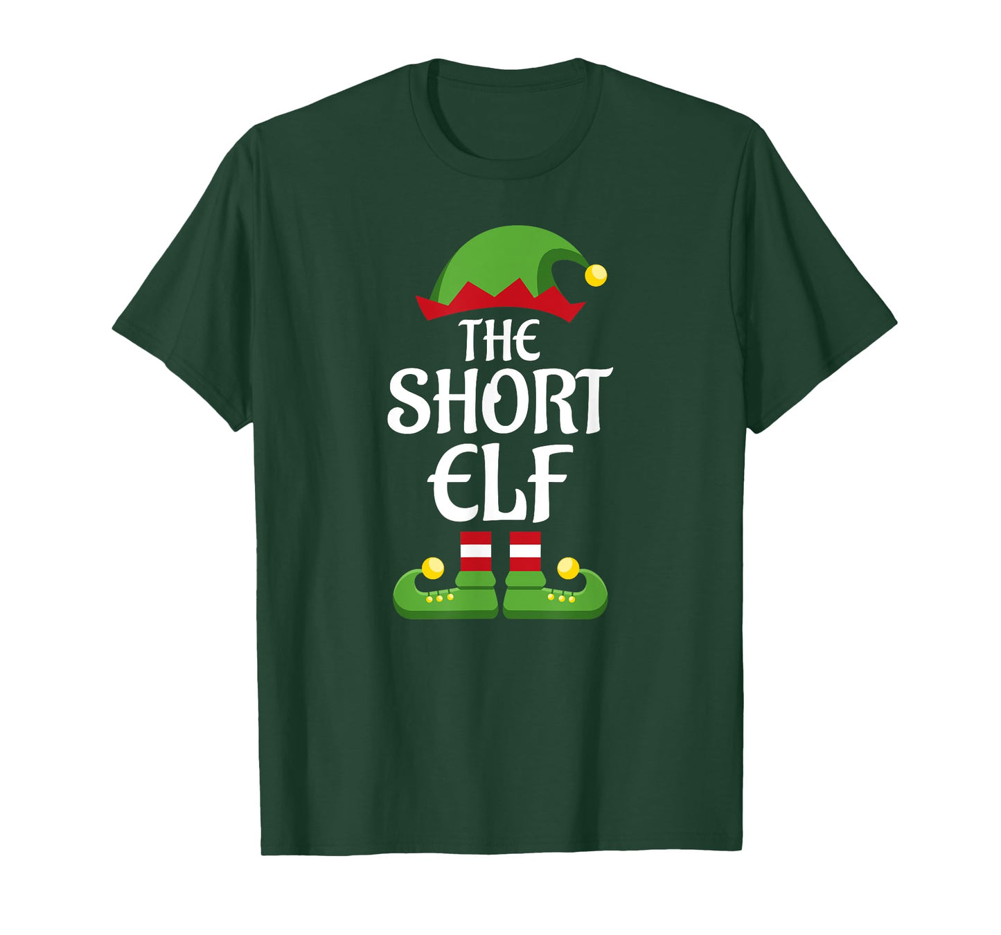 Short Elf Family Matching Group Christmas T-Shirt