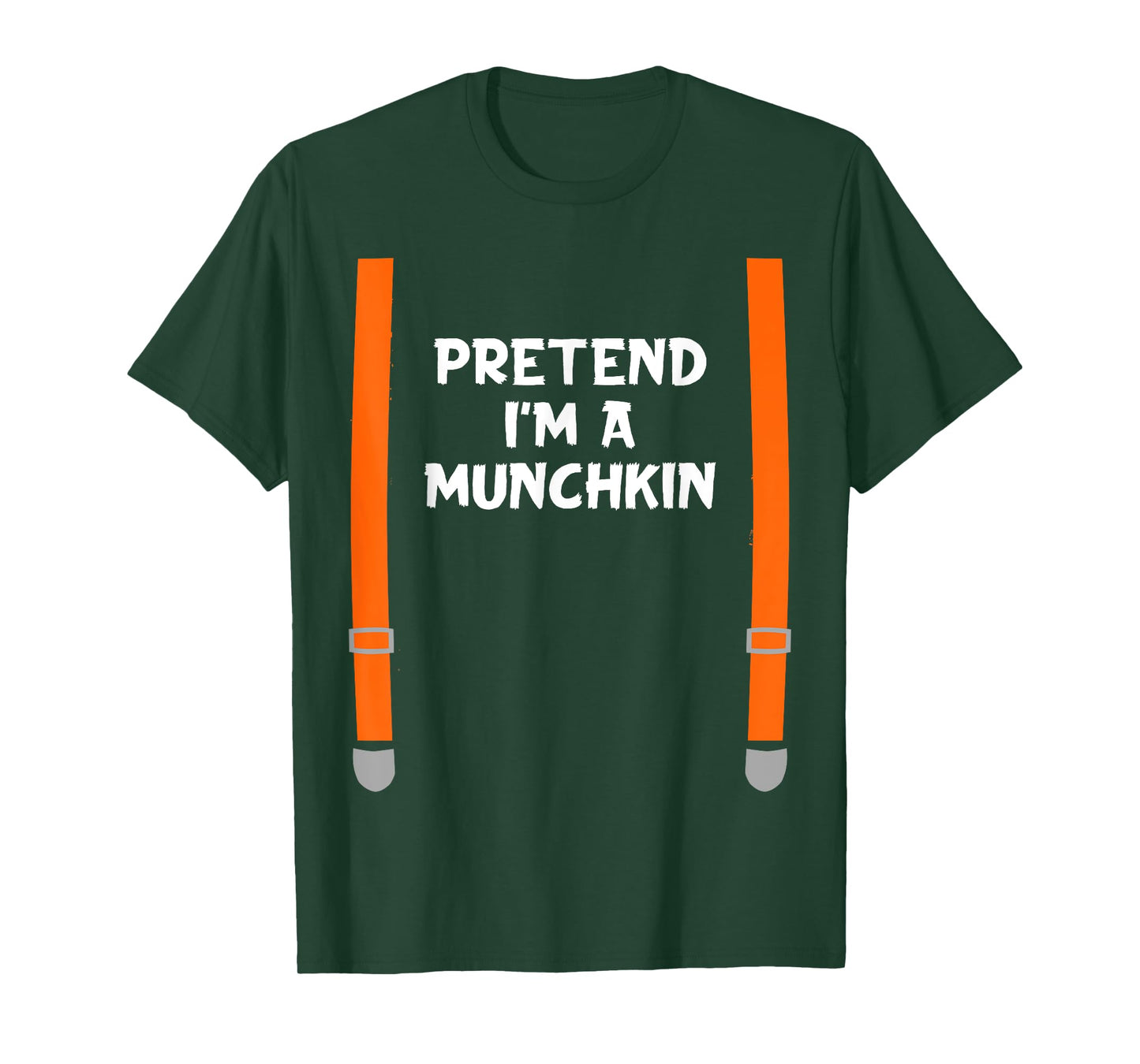 Pretend I'm Munchkins Funny Lazy Halloween Party Costume T-Shirt