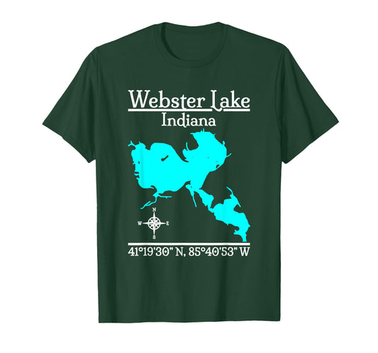 Webster Lake - Indiana T-Shirt