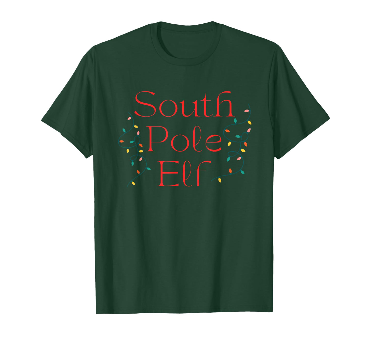 Holiday South Pole Elf Funny Christmas T-Shirt
