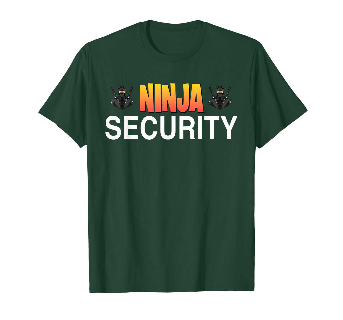Ninja Security Parent Dad Mom Funny Ninja Halloween Costume T-Shirt