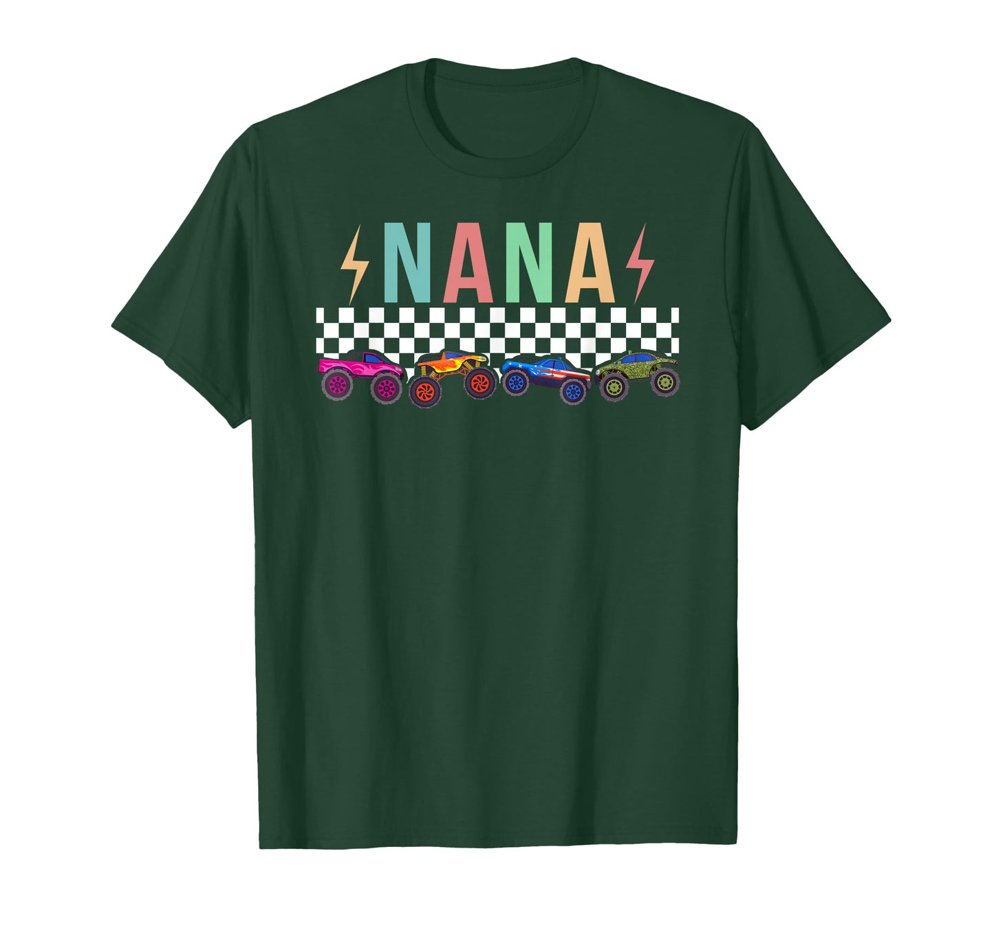 Nana Monster Truck Nana Grandma Proud Monster Truck Nana T-Shirt