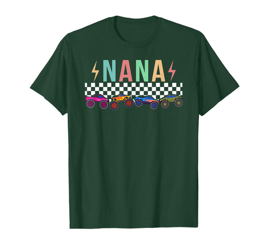 Nana Monster Truck Nana Grandma Proud Monster Truck Nana T-Shirt