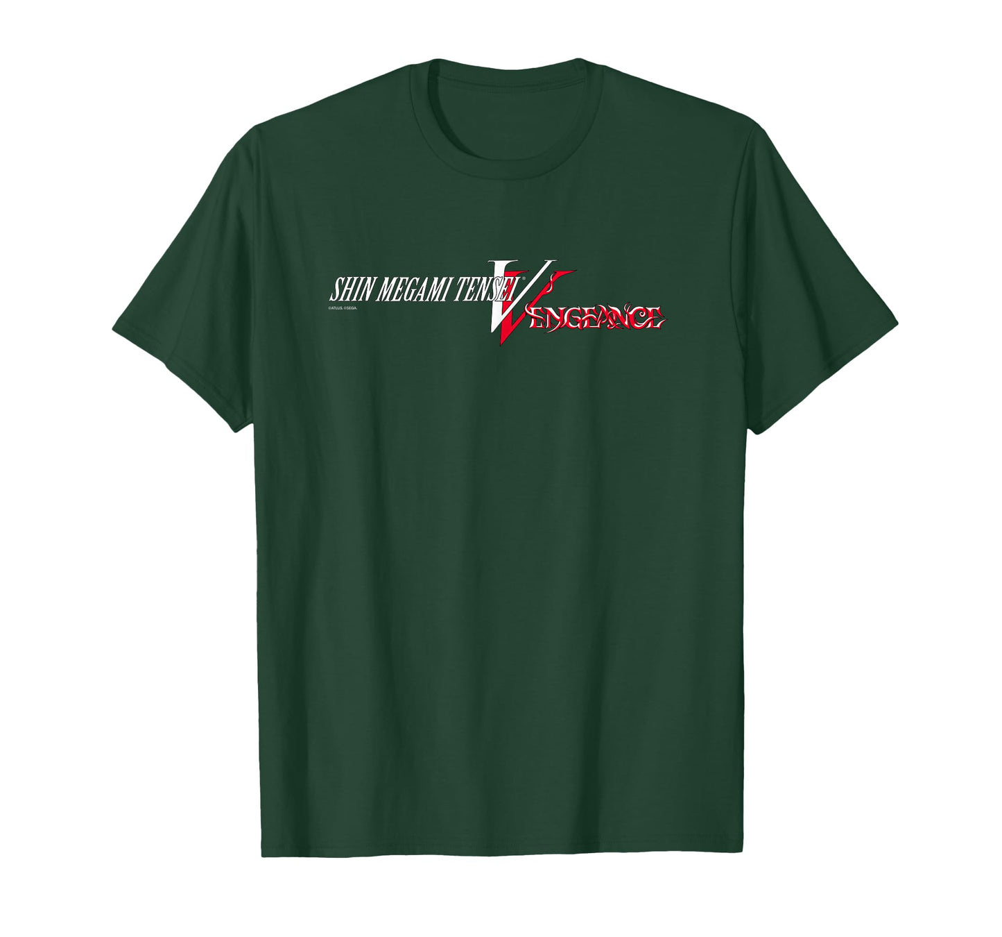 Shin Megami Tensei V: Vengeance Logo (White) ATLUS T-Shirt