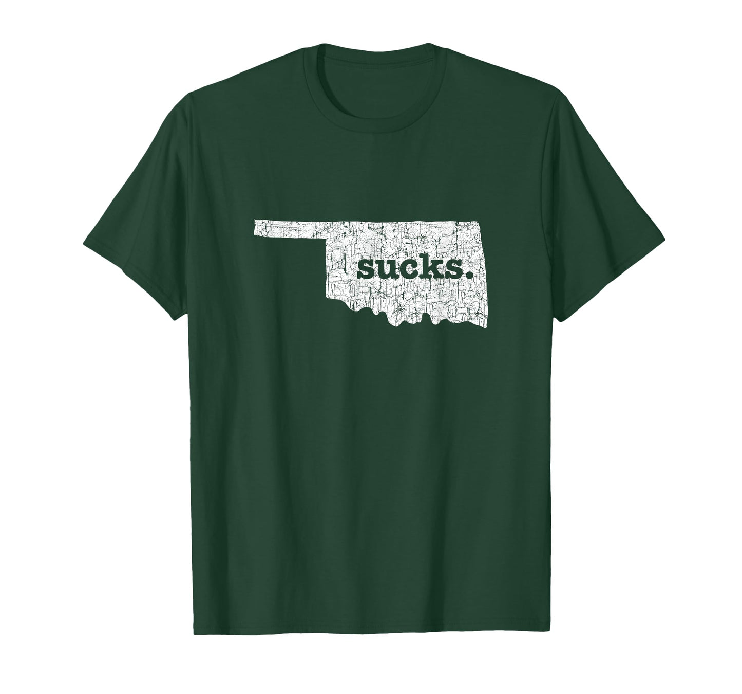 Oklahoma Sucks Funny Retro Style Gag T-Shirt