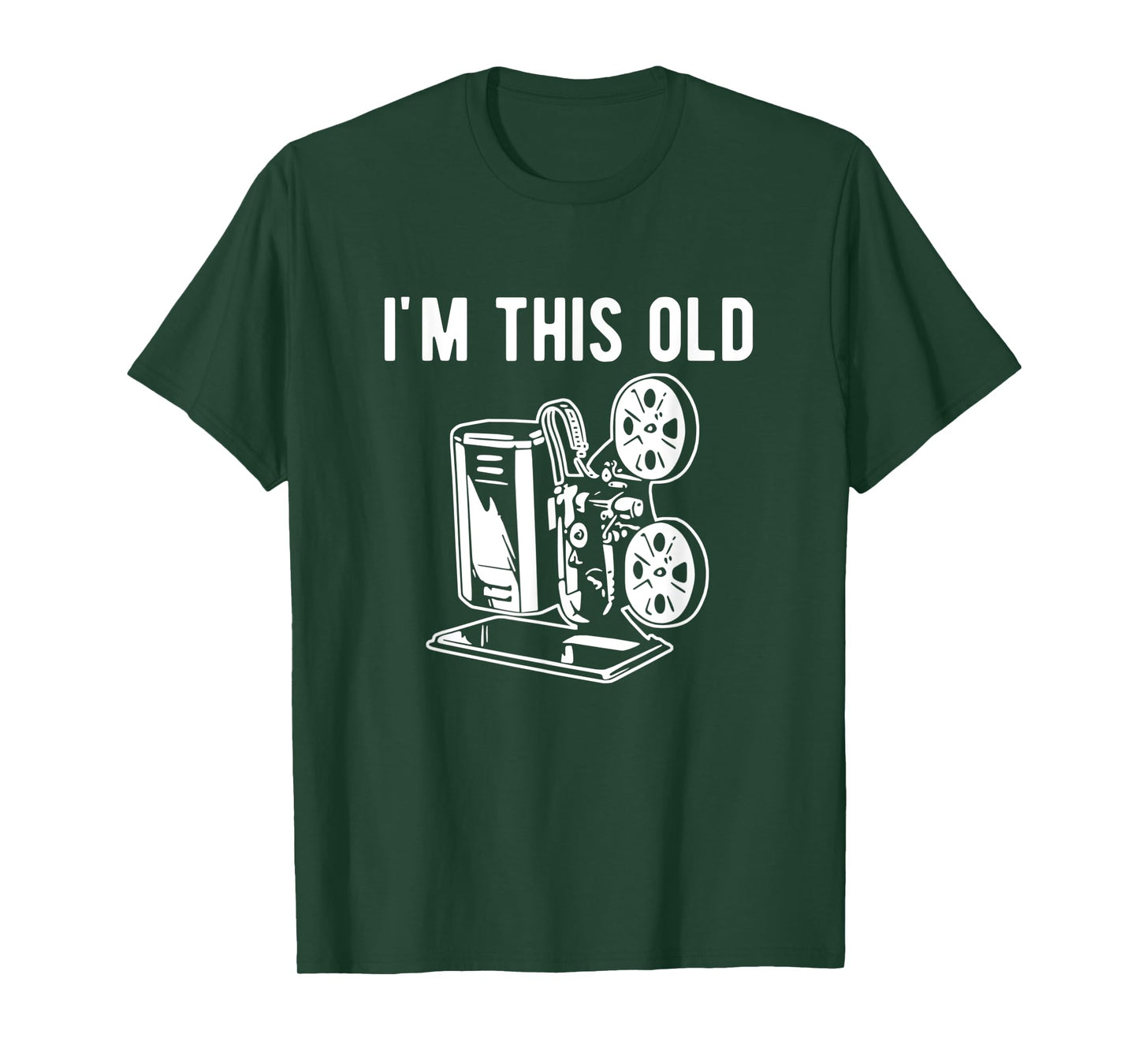 I'm this old - vintage home movie projector T-Shirt