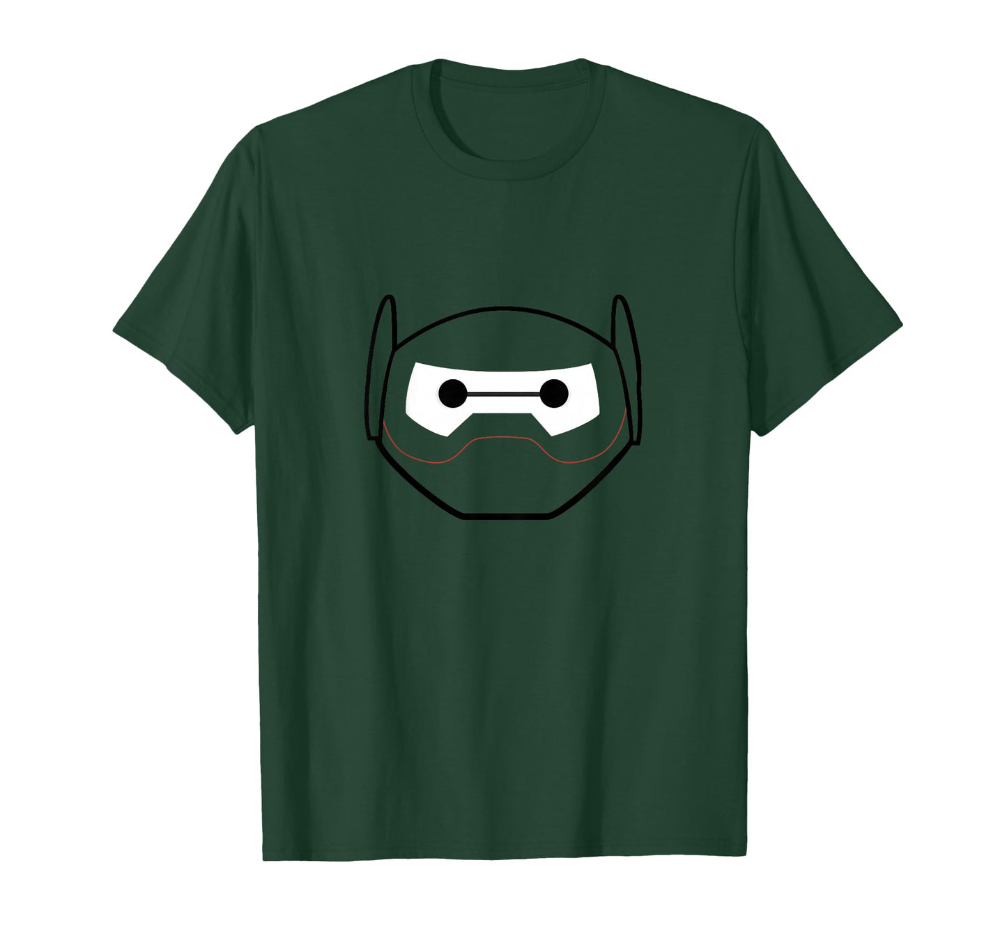 Kids Disney Big Hero 6 Baymax Big Face Armor Helmet Logo Youth T-Shirt